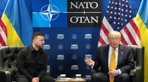 Война, 8 июля. Зеленский на встрече с Трампом потроллил Путина с его приглашением в Москву: «Там много украинских дронов. Это опасно». Киев под ударом